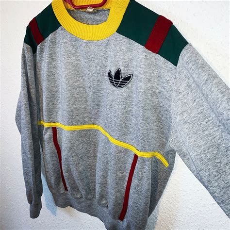 80er pullover adidas grün|Retro .